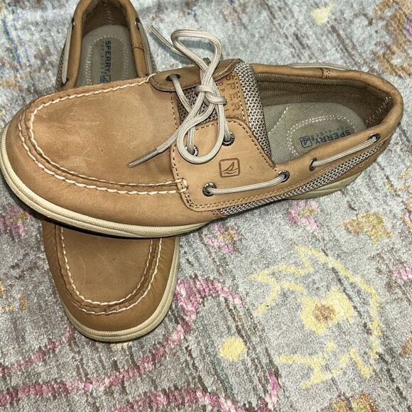Sperry top sider brown leather sz 8 - Picture 4 of 4